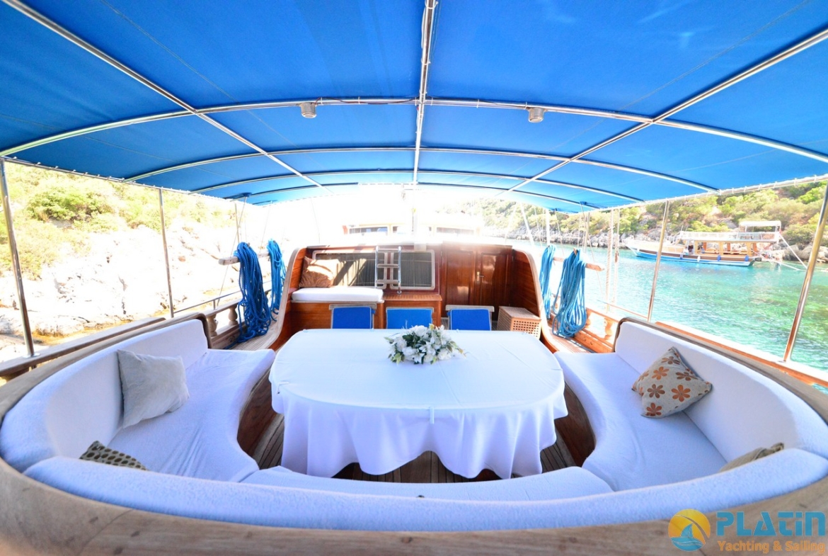 Kayhan 5 Kiralık Gulet Yat Tekne Mavi Yolculuk Tur