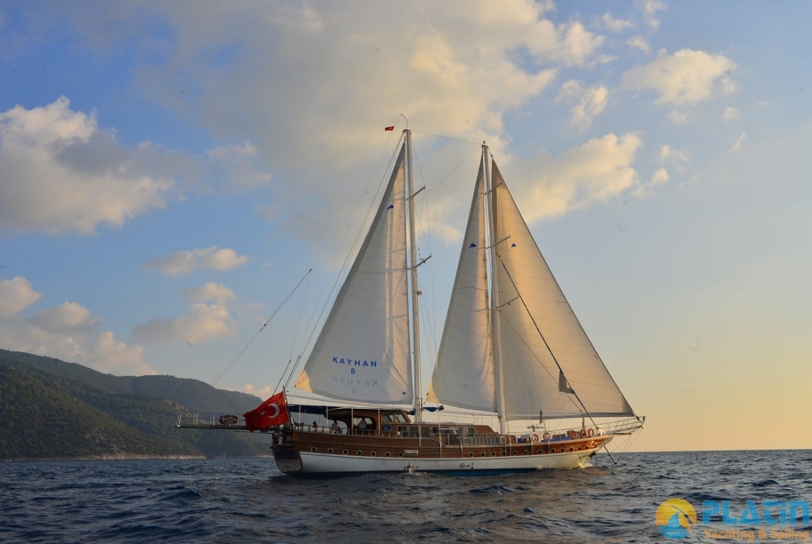Kayhan 8 Kiralık Gulet Yat Tekne Mavi Yolculuk Tur