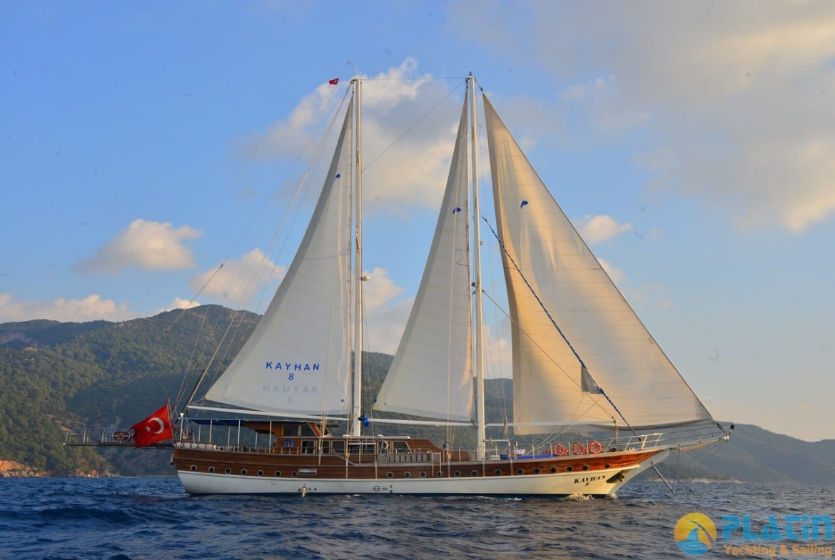 Kayhan 8 Kiralık Gulet Yat Tekne Mavi Yolculuk Tur