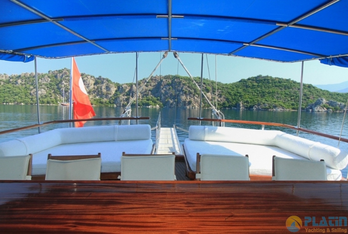 Kiralık Gokce Gulet Yat Tekne Mavi Yolculuk