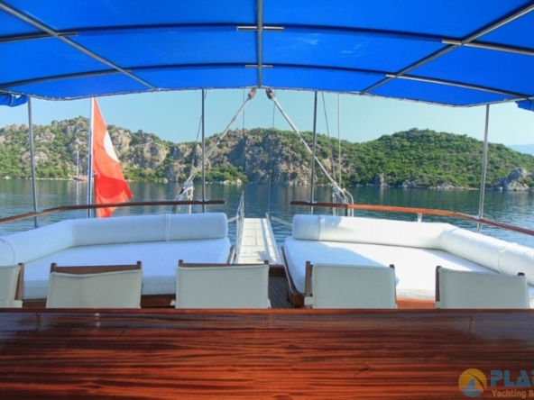 Kiralık Gokce Gulet Yat Tekne Mavi Yolculuk