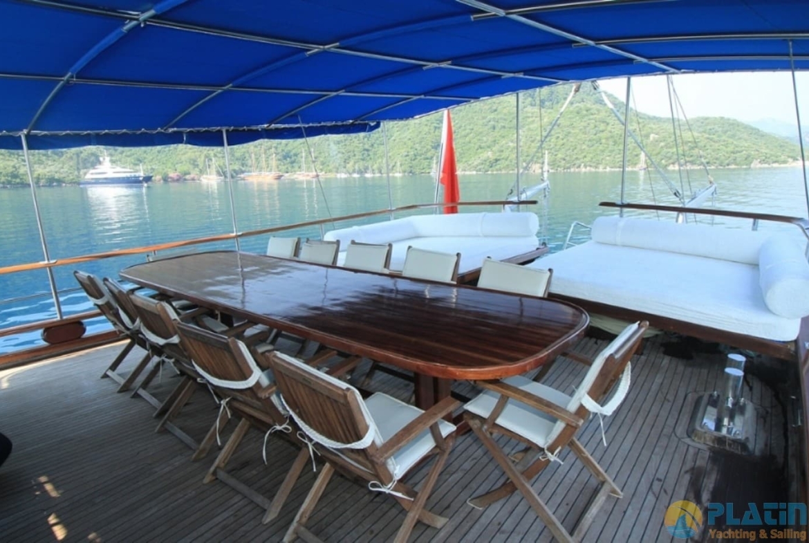 Kiralık Gokce Gulet Yat Tekne Mavi Yolculuk