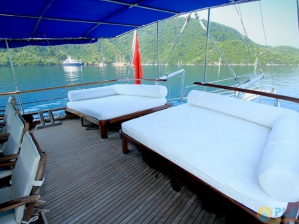 Kiralık Gokce Gulet Yat Tekne Mavi Yolculuk