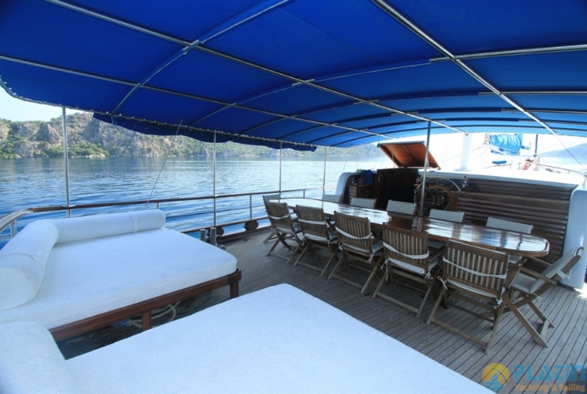 Kiralık Gokce Gulet Yat Tekne Mavi Yolculuk