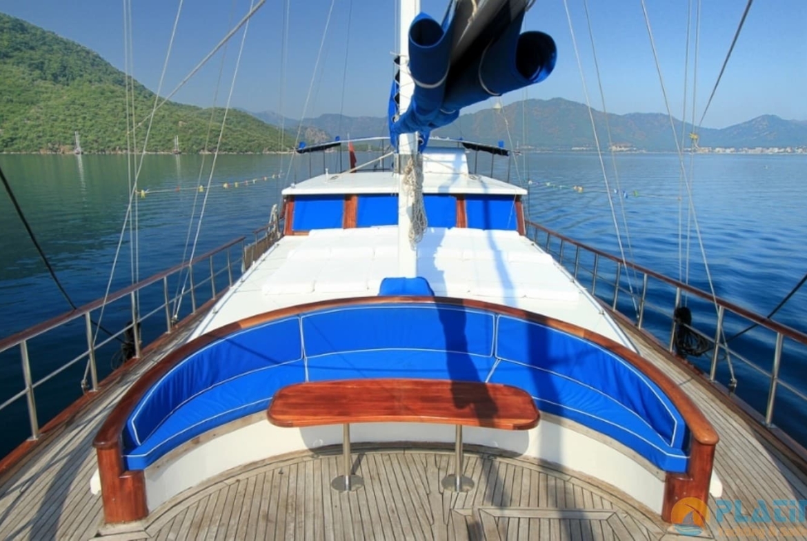Kiralık Gokce Gulet Yat Tekne Mavi Yolculuk