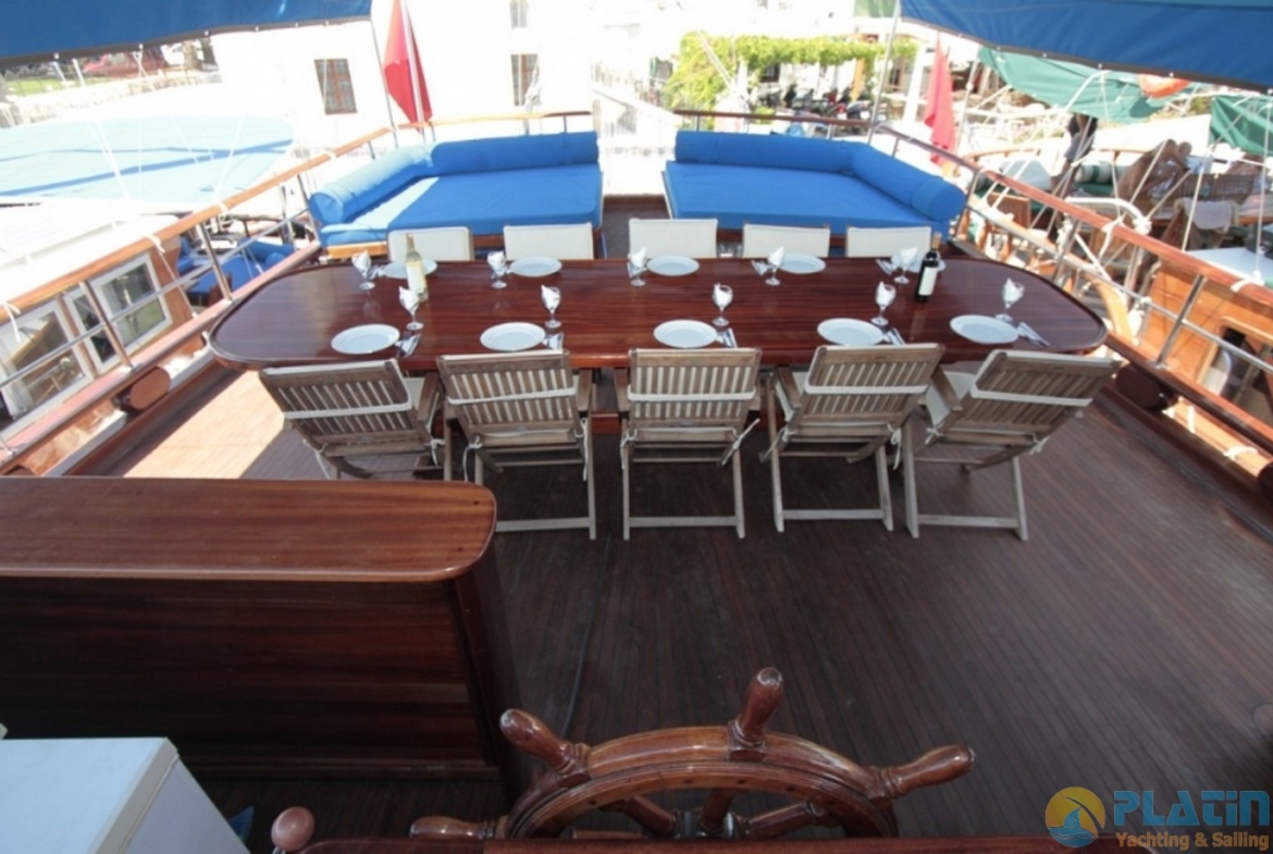 Kiralık Gokce Gulet Yat Tekne Mavi Yolculuk