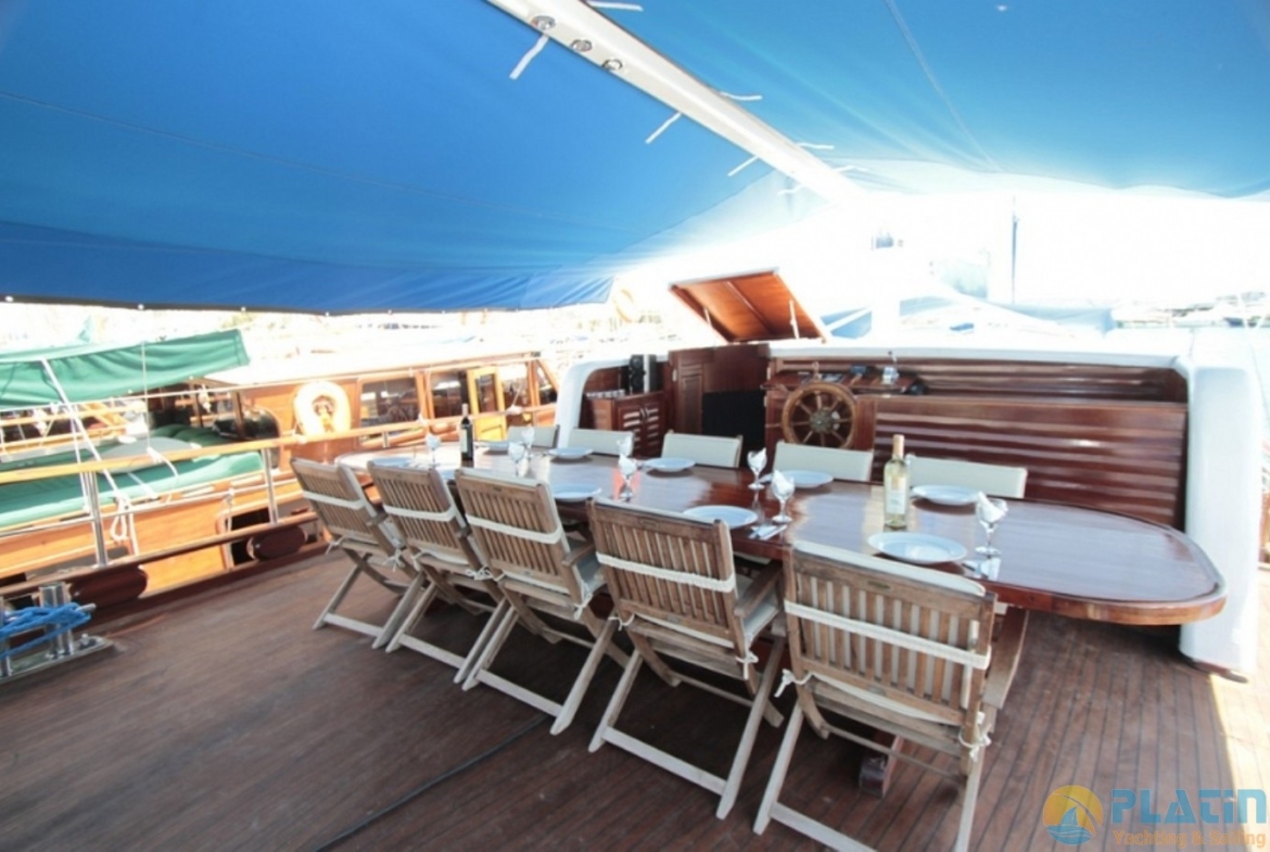 Kiralık Gokce Gulet Yat Tekne Mavi Yolculuk