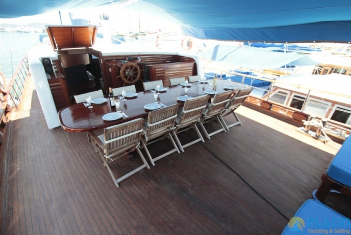 Kiralık Gokce Gulet Yat Tekne Mavi Yolculuk