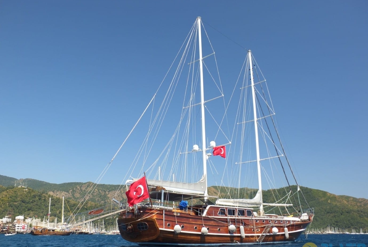 Kiralık K Mehmet Bugra Gulet Yat Tekne Mavi Yolculuk