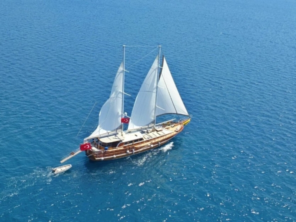 Kiralık K Mehmet Bugra Gulet Yat Tekne Mavi Yolculuk