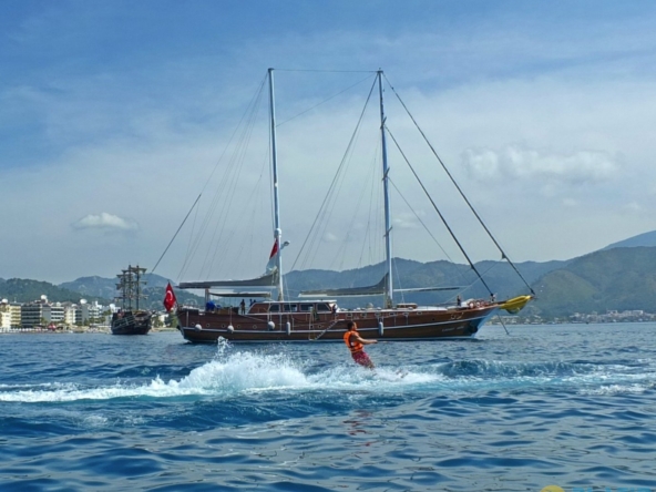 Kiralık K Mehmet Bugra Gulet Yat Tekne Mavi Yolculuk