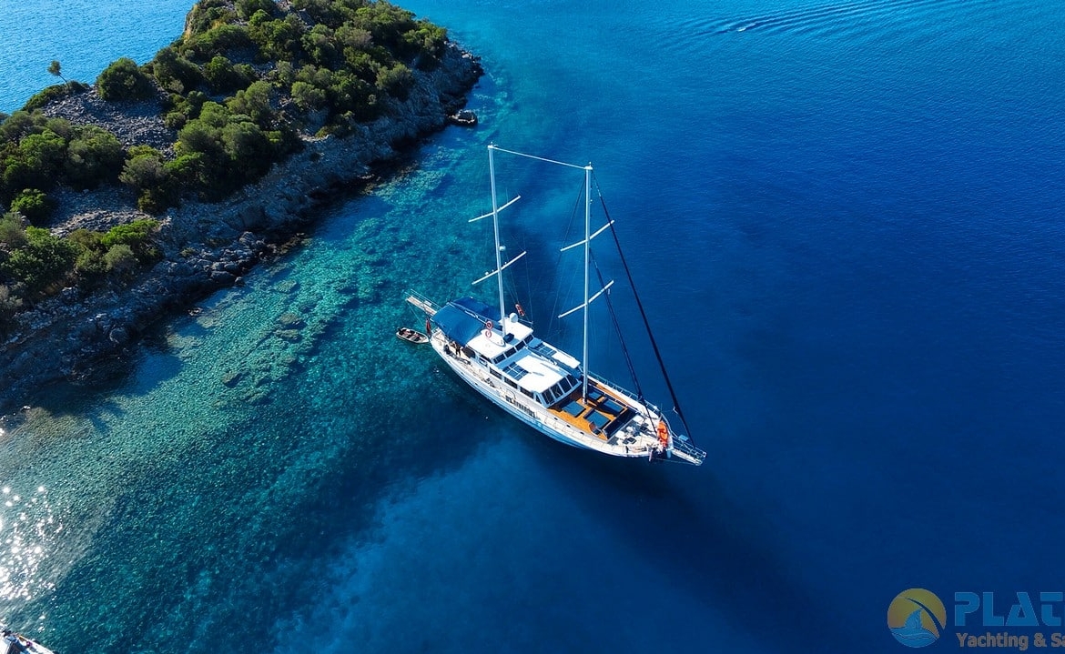 Kiralık Maske Gulet Yat Tekne Mavi Yolculuk