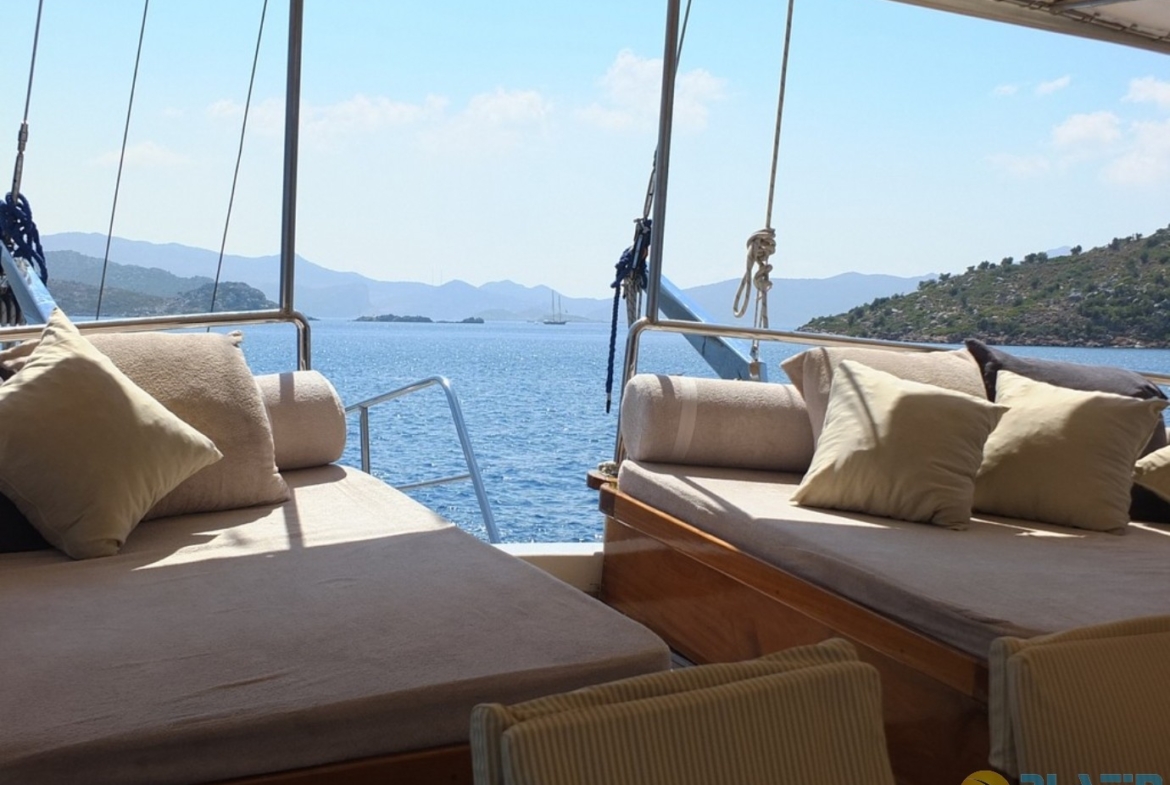 Kiralık S Nur Taylan Gulet Yat Tekne Mavi Yolculuk