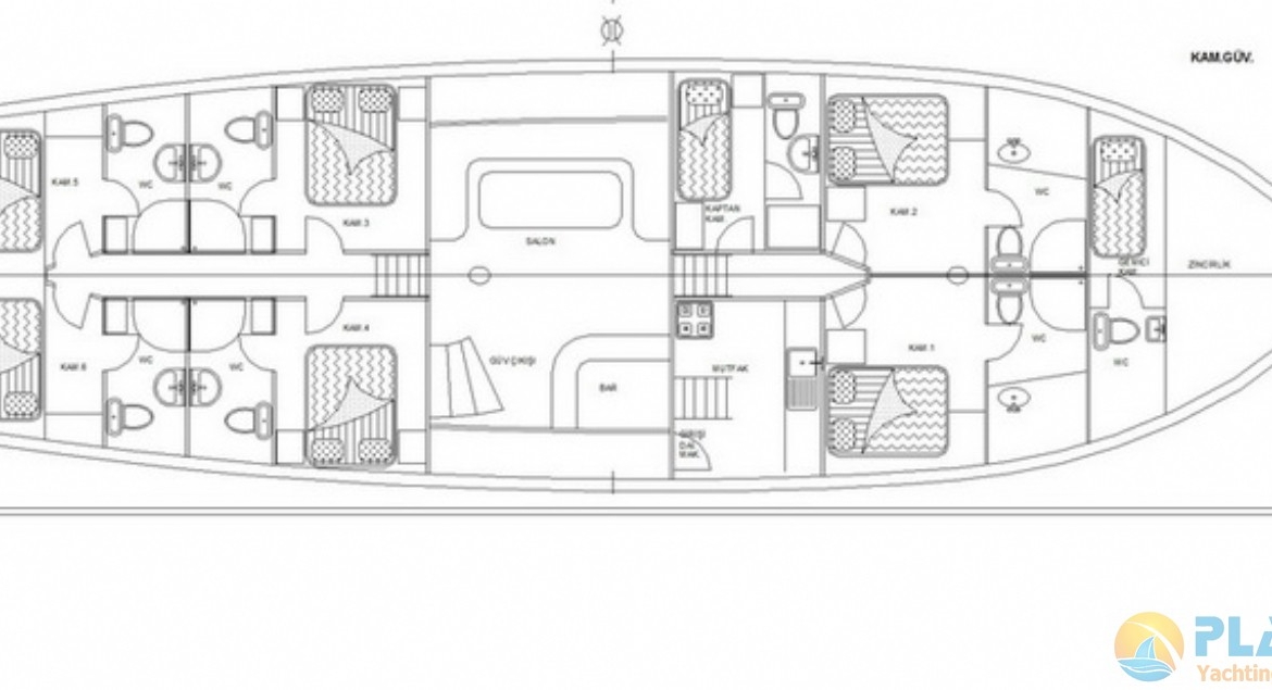 Lord Of Blue Kiralık Gulet Yat Tekne Mavi Yolculuk