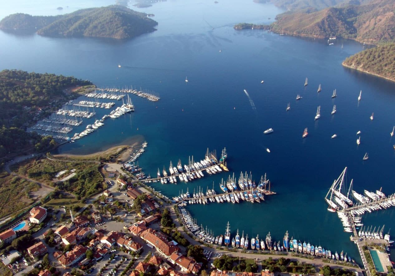Fethiye Marmaris gulet kiralama rotası