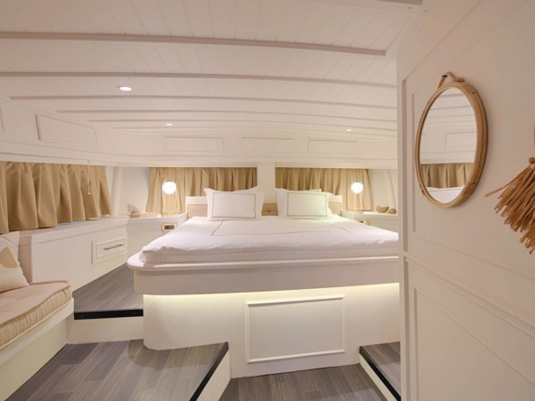 Cobra 3 Gulet ile Bodrum’dan başlayarak Ege ve Akdeniz’de lüks Mavi Tur deneyimi yaşayın. 24m, 6 kabinli, modern konfor ve su sporları ile ideal seçim.