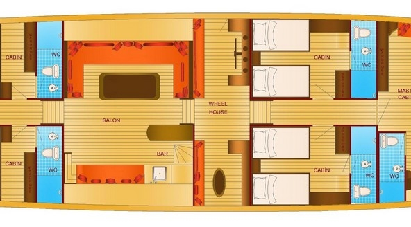 Duramaz Gulet – Fethiye Çıkışlı 6 Kabin Lüks Gulet Kiralama