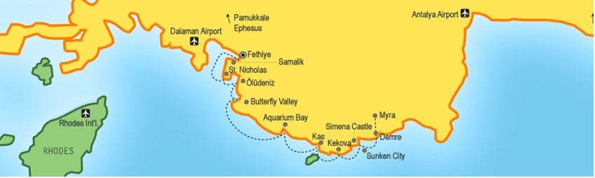 fethiye kekova fethiye Mavi Yolculuk Tur