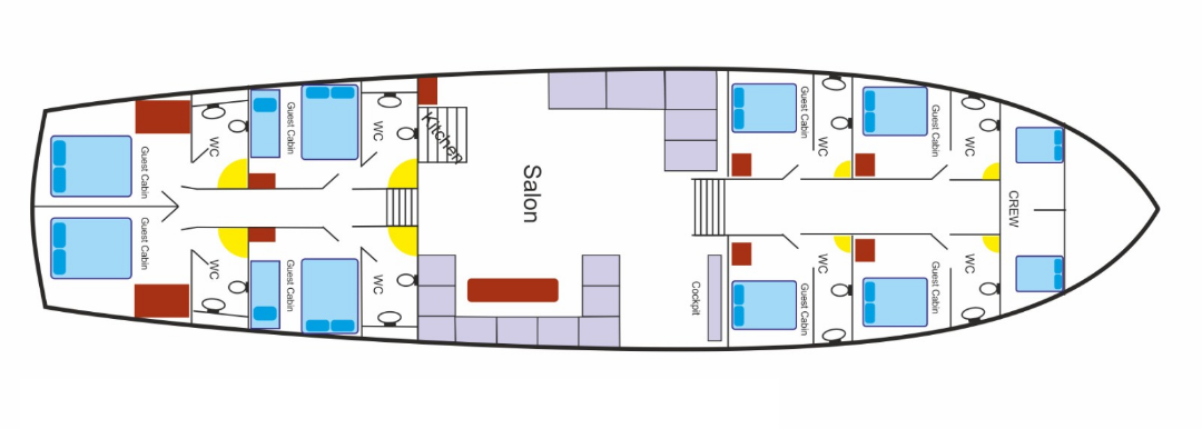 Grand Acar yat planı
