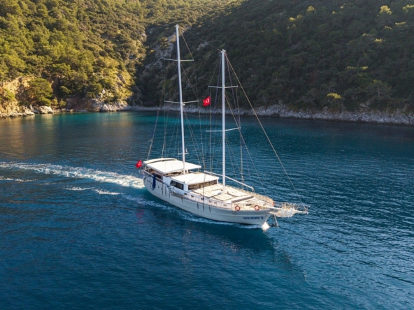 Holiday 5 gulet, 10 kabin ve 20 kişilik kapasitesiyle kalabalık gruplar için ideal mavi tur sunar. Güncel fiyatlar ve dahil hizmetler için Platin Yatçılık.