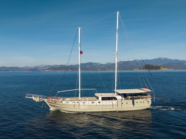 Holiday 5 gulet, 10 kabin ve 20 kişilik kapasitesiyle kalabalık gruplar için ideal mavi tur sunar. Güncel fiyatlar ve dahil hizmetler için Platin Yatçılık.