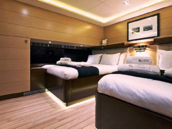 Bodrum’dan başlayan mavi turunuz için 46 m Infinity Gulet. 6 kabin, flybridge, jakuzi ve tüm su sporları ekipmanlarıyla rüya gibi bir Blue Cruise deneyimi.