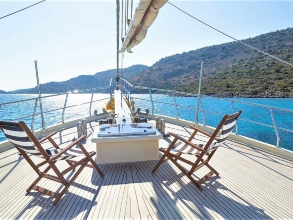 34 metre deluxe ketch gulet Kaptan Mehmet Buğra ile Marmaris’ten özel Mavi Tur! 8 kabin, 18 kişi kapasite, jakuzi, su sporları ve 6 kişilik profesyonel ekip ile lüks tatil deneyimi