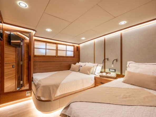 34 metre deluxe ketch gulet Kaptan Mehmet Buğra ile Marmaris’ten özel Mavi Tur! 8 kabin, 18 kişi kapasite, jakuzi, su sporları ve 6 kişilik profesyonel ekip ile lüks tatil deneyimi