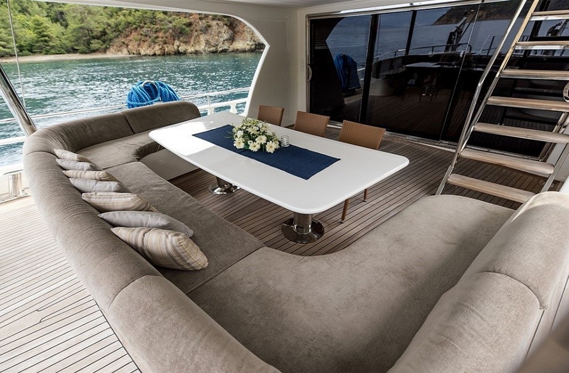 Türkiye’de Kayhan 11 Gulet kiralayın: 34 metre uzunluk, 10 kabin, 20 kişilik konfor ve unutulmaz mavi yolculuk deneyimi