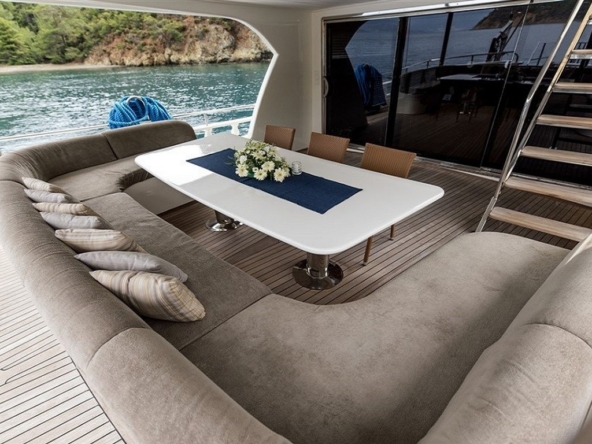 Türkiye’de Kayhan 11 Gulet kiralayın: 34 metre uzunluk, 10 kabin, 20 kişilik konfor ve unutulmaz mavi yolculuk deneyimi