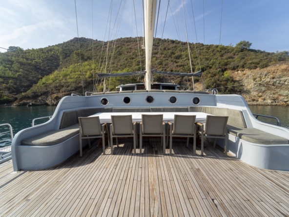 Princess Lila Gulet ile Bodrum çıkışlı lüks mavi yolculuk. 8 kabin, 16 kişi kapasite, geniş salon ve su sporları ile unutulmaz tatil.