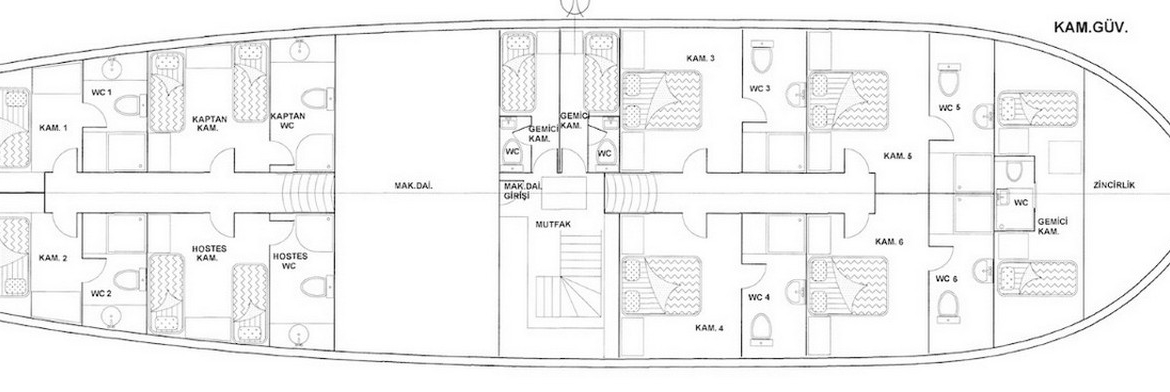 8 kabinli S Nur Taylan ile Marmaris, Göcek ve Datça koylarında su sporları, konfor ve lüks bir mavi yolculuk deneyimi.