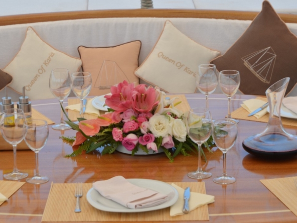 Queen of Caria Gulet Yat Tekne Mavi Yolculuk Yat Tekne Kiralama