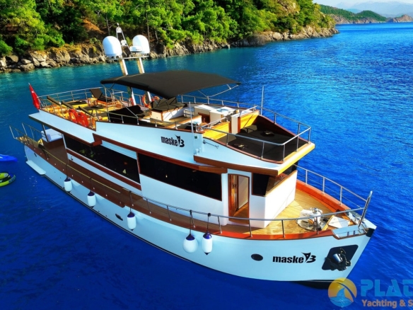 Maske 3 Kiralik Trawler Tekne Yat Mavi Yolculuk