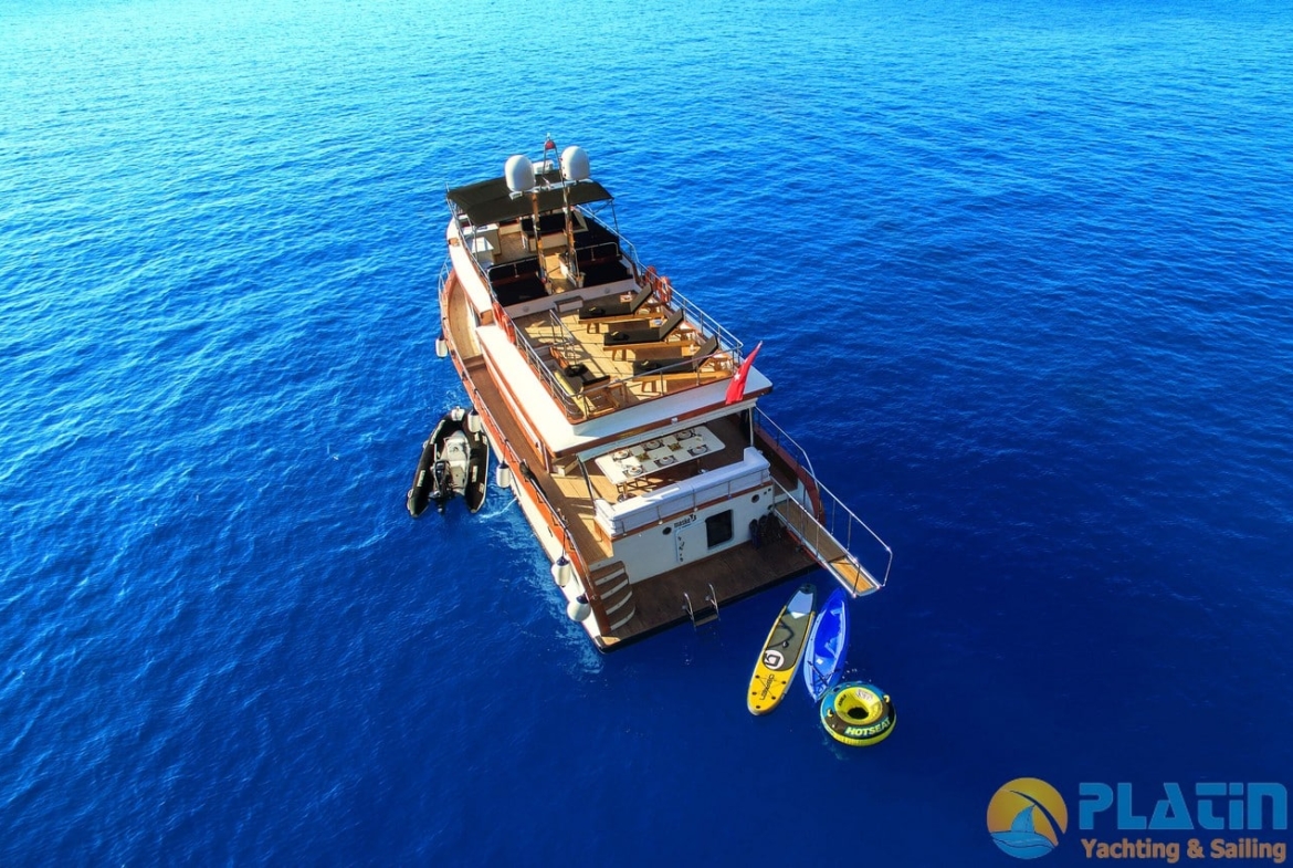 Maske 3 Kiralik Trawler Tekne Yat Mavi Yolculuk