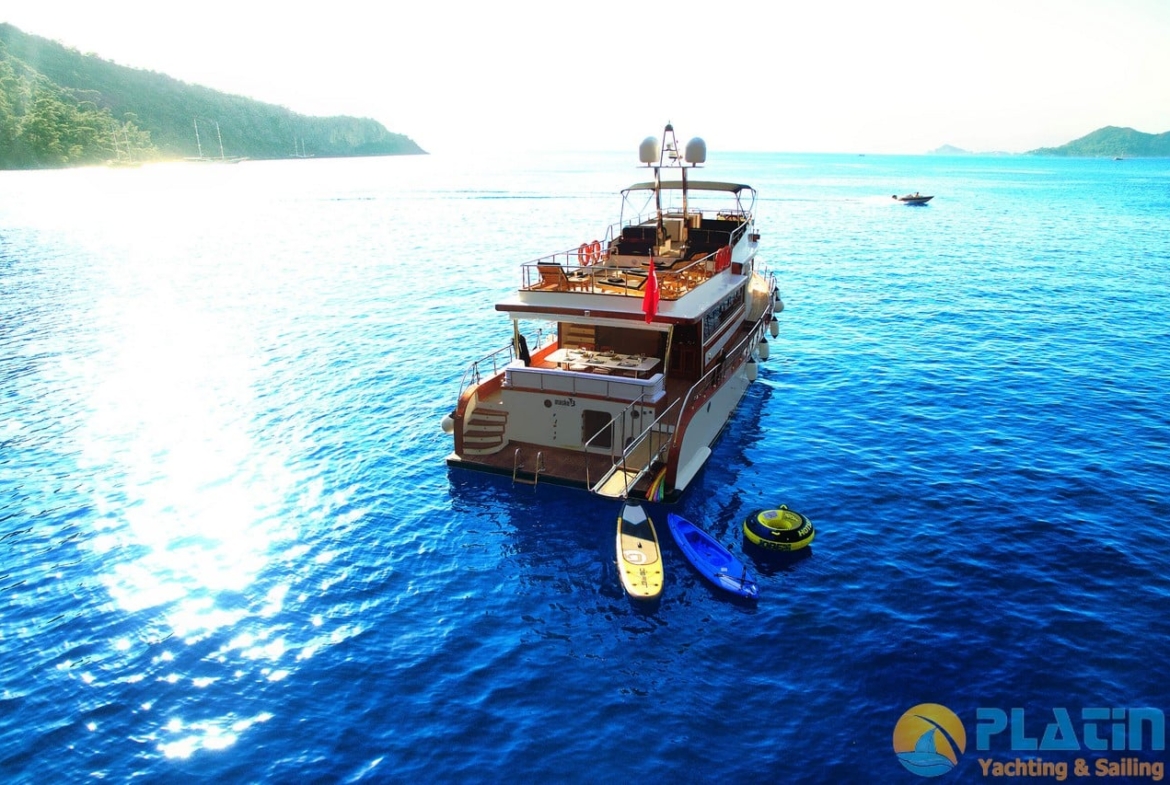 Maske 3 Kiralik Trawler Tekne Yat Mavi Yolculuk