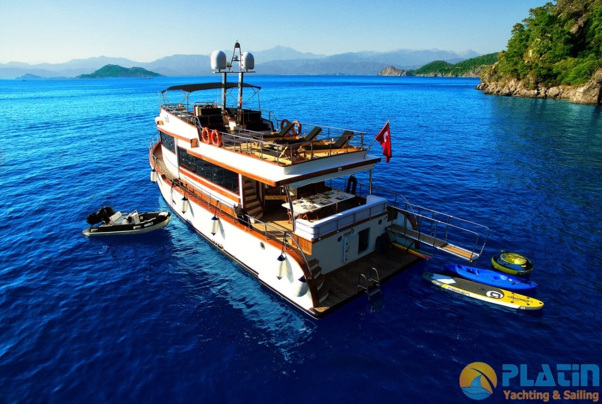 Maske 3 Kiralik Trawler Tekne Yat Mavi Yolculuk