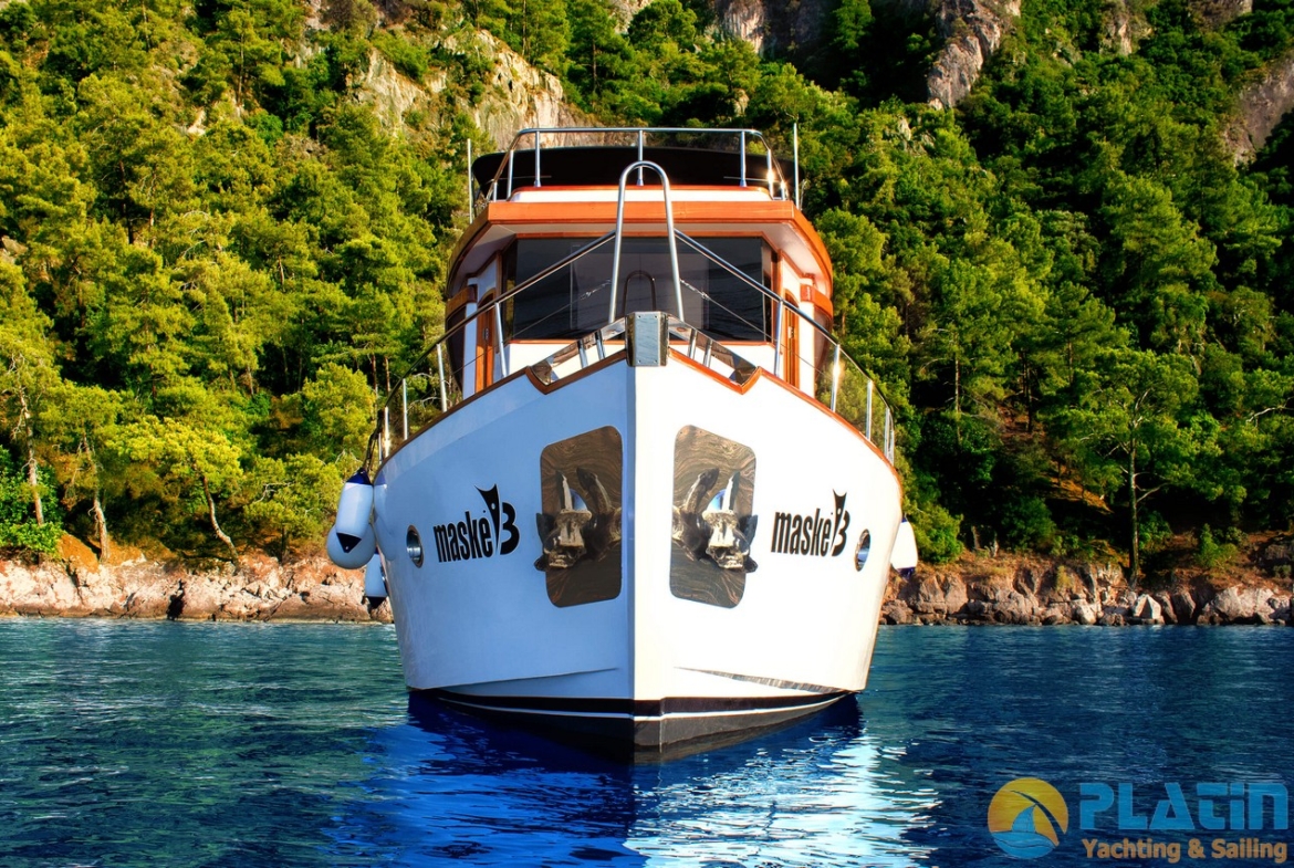 Maske 3 Kiralik Trawler Tekne Yat Mavi Yolculuk