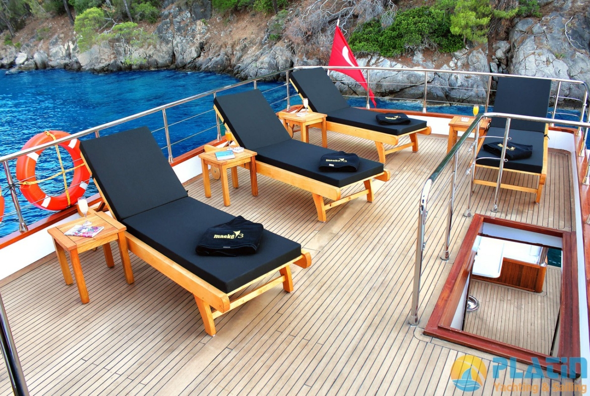 Maske 3 Kiralik Trawler Tekne Yat Mavi Yolculuk