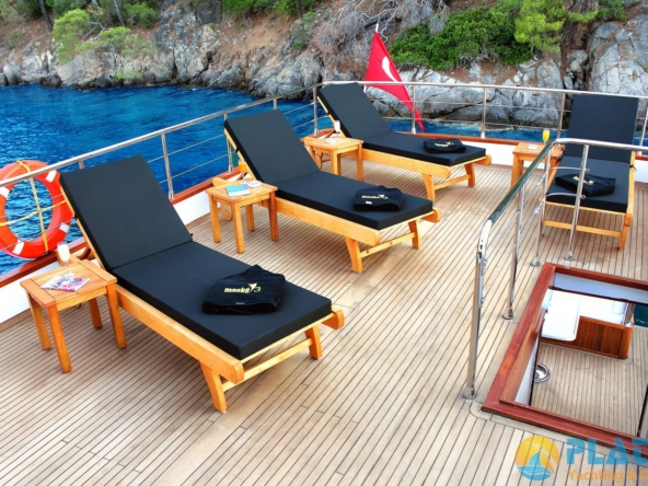 Maske 3 Kiralik Trawler Tekne Yat Mavi Yolculuk