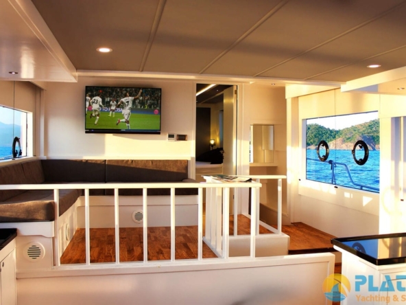 Maske 3 Kiralik Trawler Tekne Yat Mavi Yolculuk