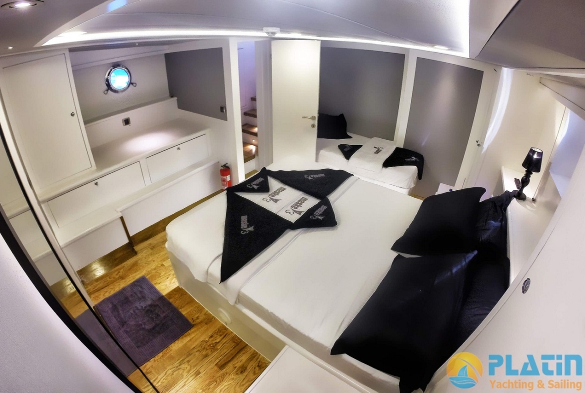 Maske 3 Kiralik Trawler Tekne Yat Mavi Yolculuk