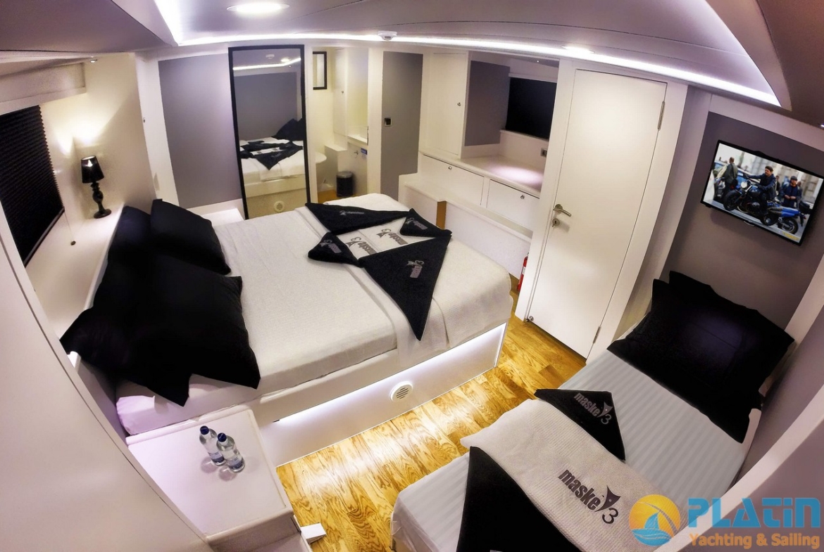 Maske 3 Kiralik Trawler Tekne Yat Mavi Yolculuk