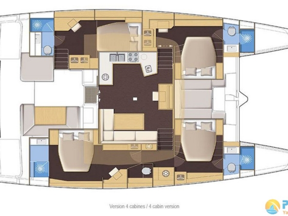 Kiralik Katamaran Lagoon 52 F Platin Yatçılık