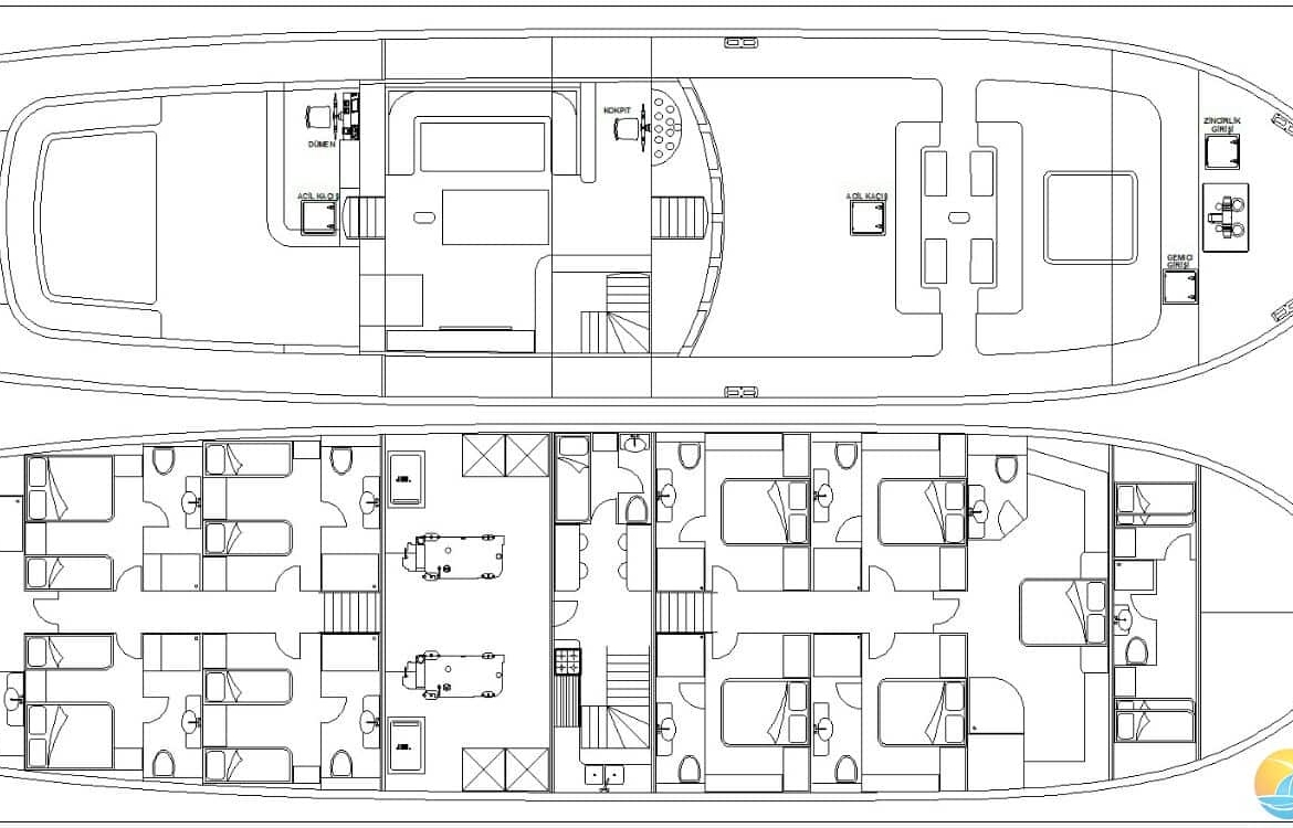 Nevra Queen Yat Gulet Tekne Kiralik Lüks Platin Yatçılık