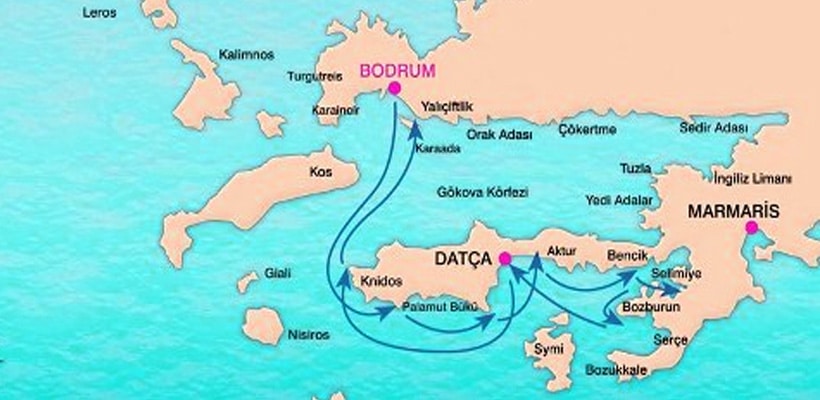 Mavi Tur İçin En Popüler Rotalar