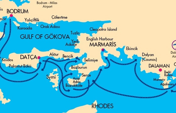 Mavi Tur İçin En Popüler Rotalar