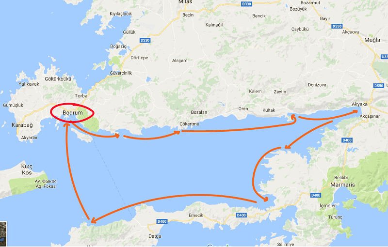 Mavi Tur İçin En Popüler Rotalar