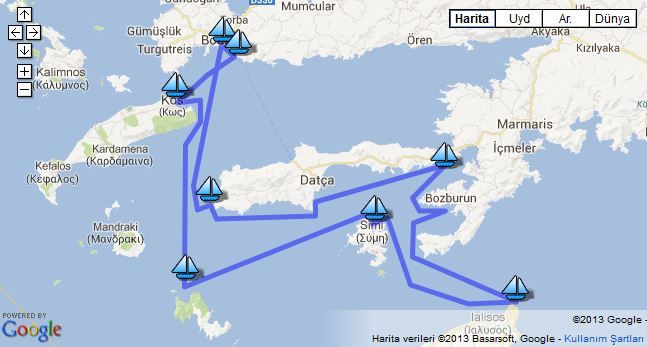 Bodrum Çıkışlı Güney Yunan Adaları Gulet Kiralama 1