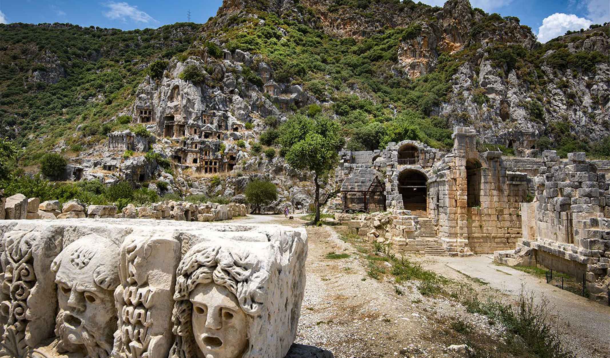 Demre rehberi Tarihi Likya kalıntıları St. Nicholas Kilisesi doğal koylar